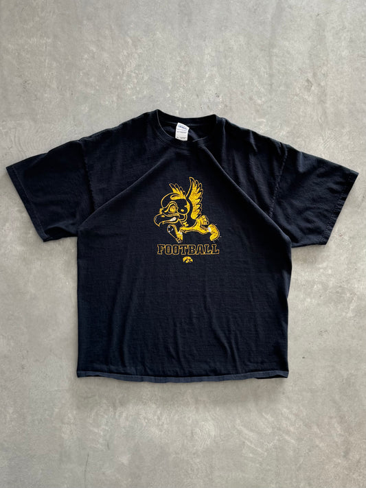 Vintage Iowa Hawkeyes Football Tee - XXL