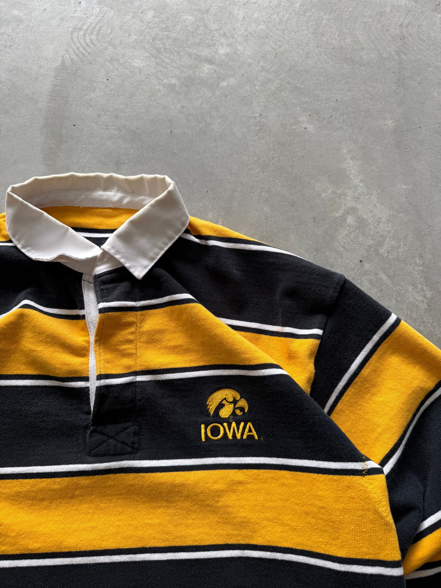 Vintage Iowa Hawkeyes Rugby Longsleeve - XL