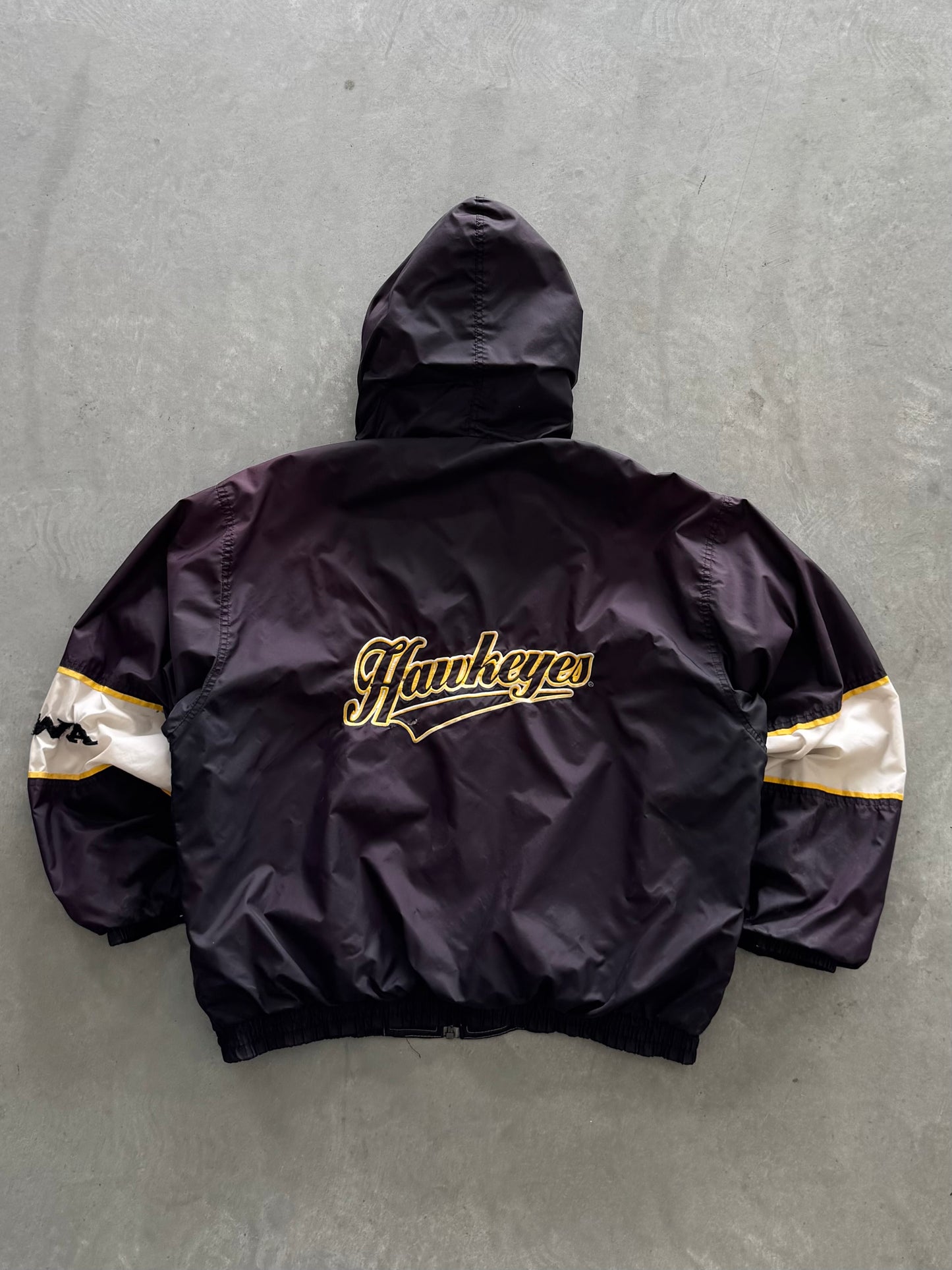 Vintage Iowa Hawkeyes Reversible Jacket - XL
