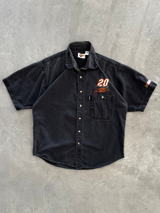 Vintage Nascar Denim Polo - L