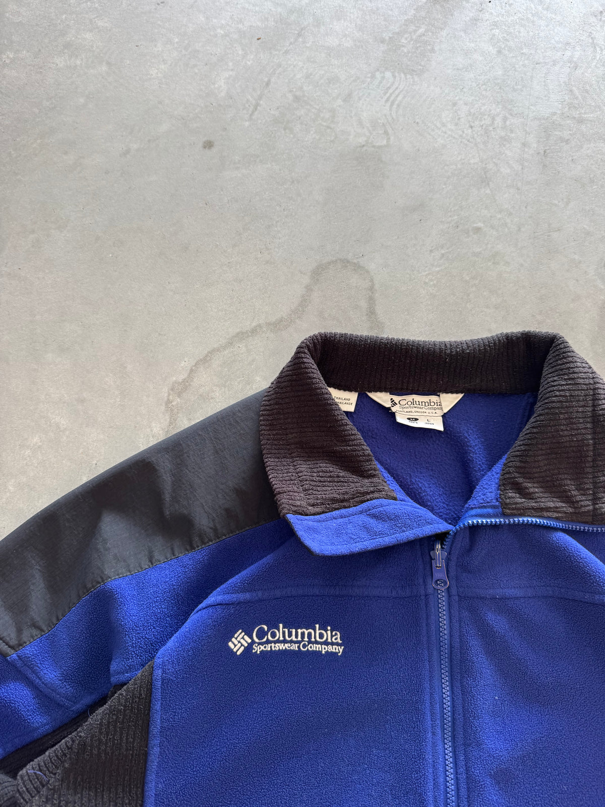 Vintage Fleece Columbia Zip Up Jacket - M