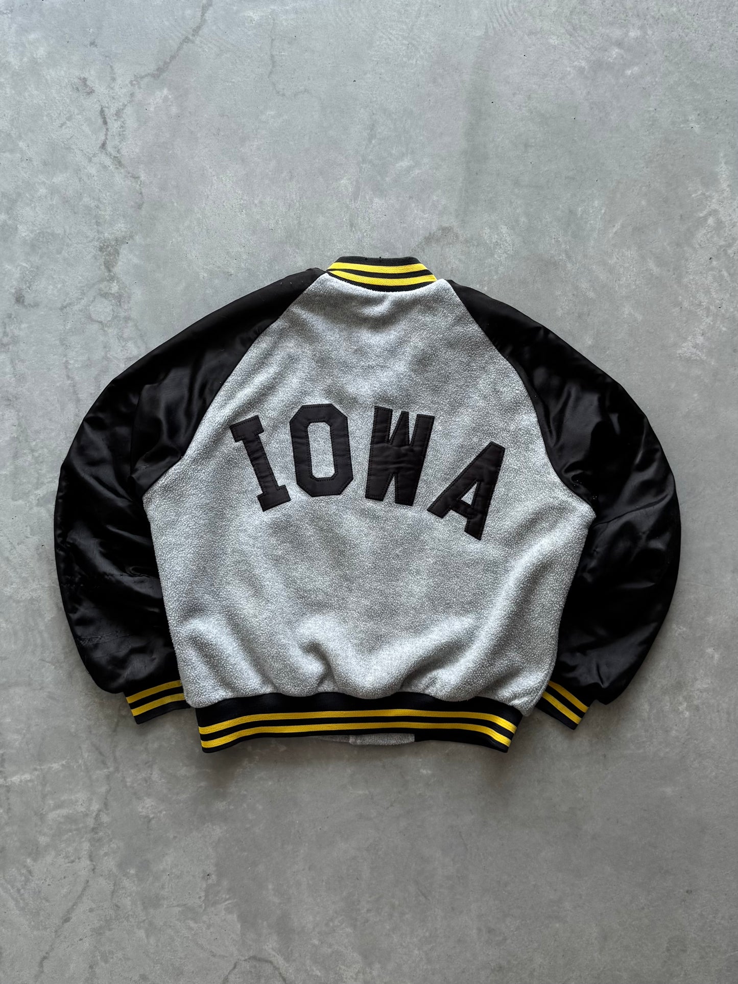 Vintage Iowa Hawkeyes Bomber Jacket - L