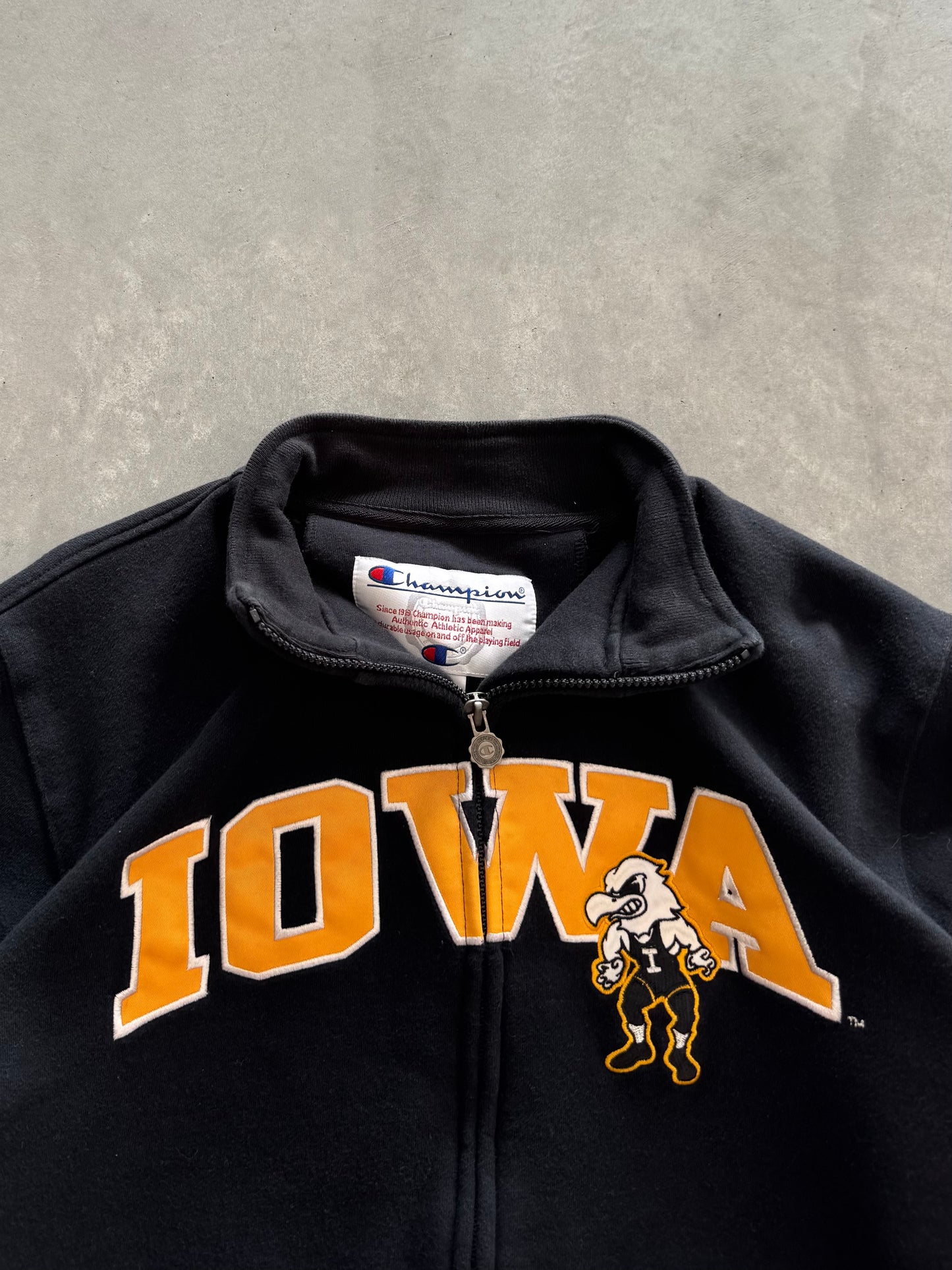 Vintage Iowa Hawkeyes Wrestling Zip Up - S