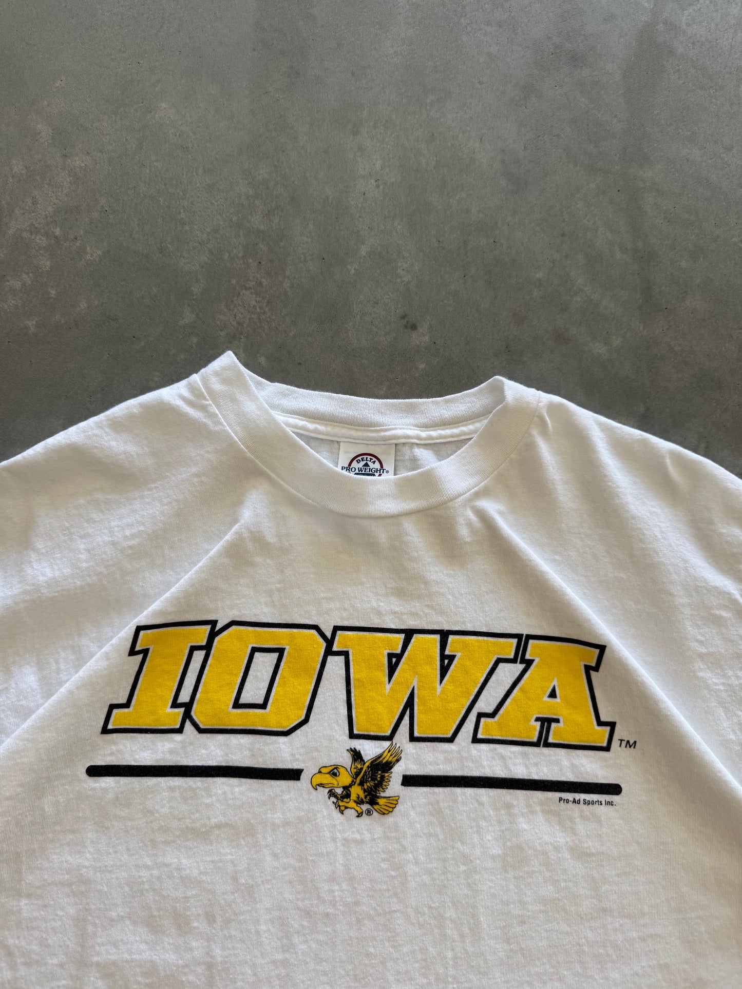 Vintage 90s Iowa Hawkeyes Tee - L