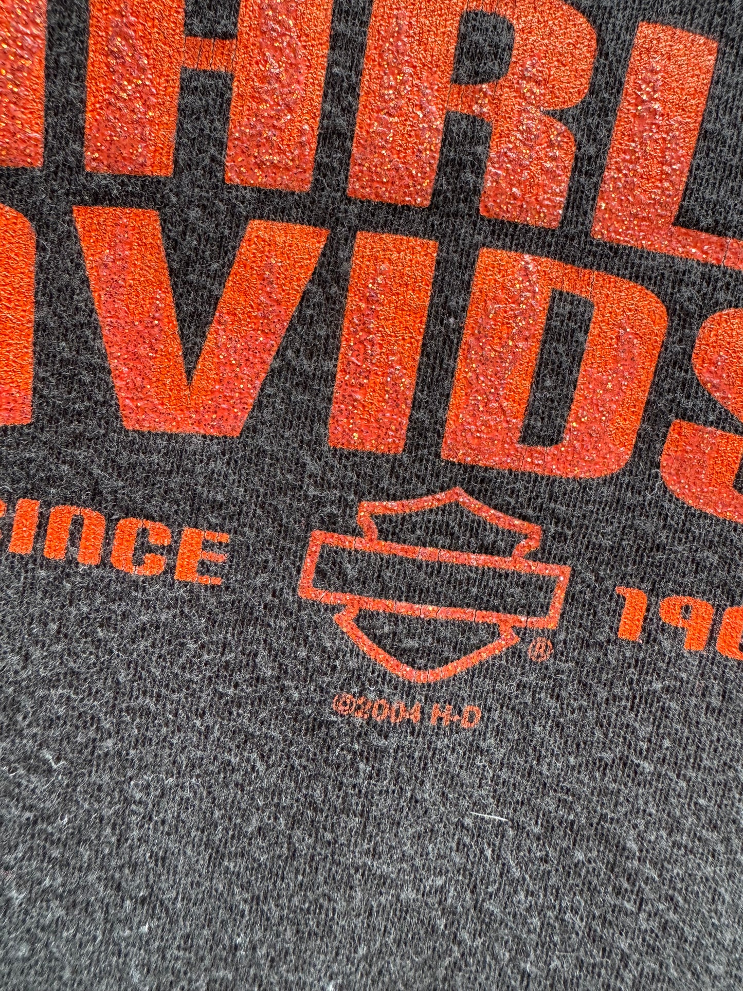 Vintage 00s Harley Davidson Cropped Tee - XXL