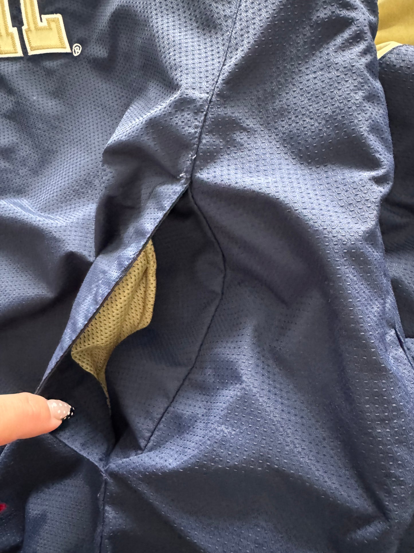 Vintage Notre Dame Windbreaker - XXL