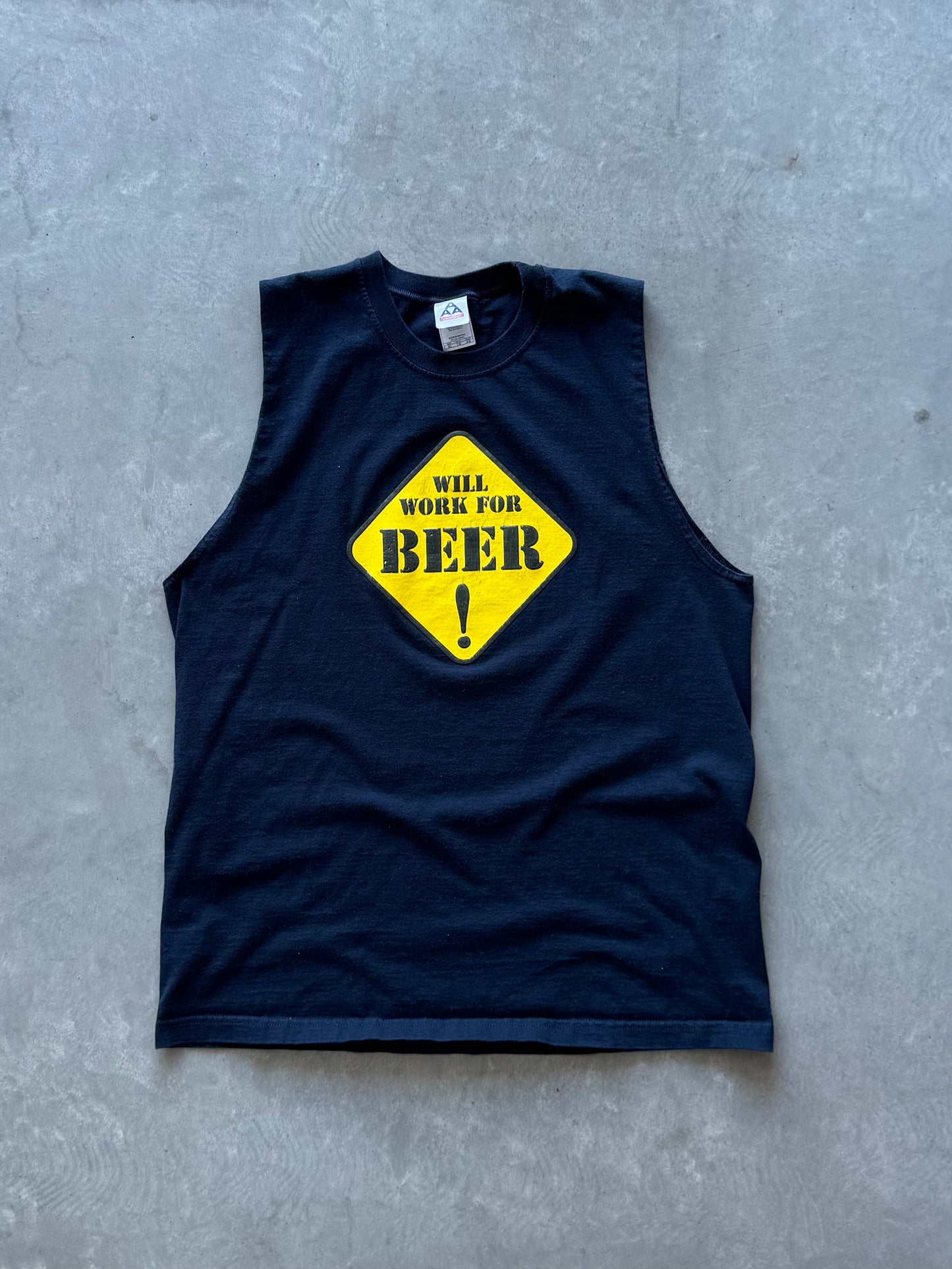 Vintage Work for Beer Cutoff - XL