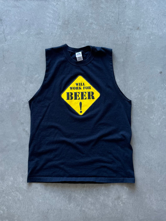 Vintage Work for Beer Cutoff - XL