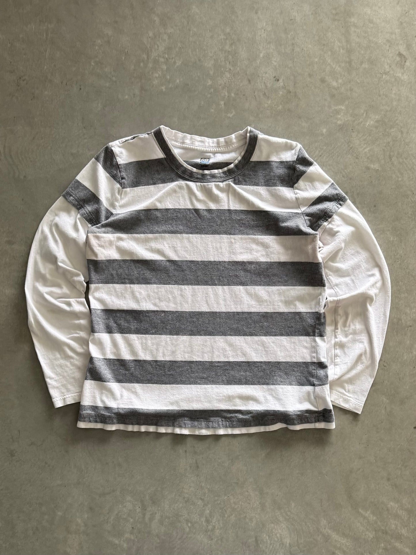 Vintage Layered Striped Women’s Long Sleeve - XL