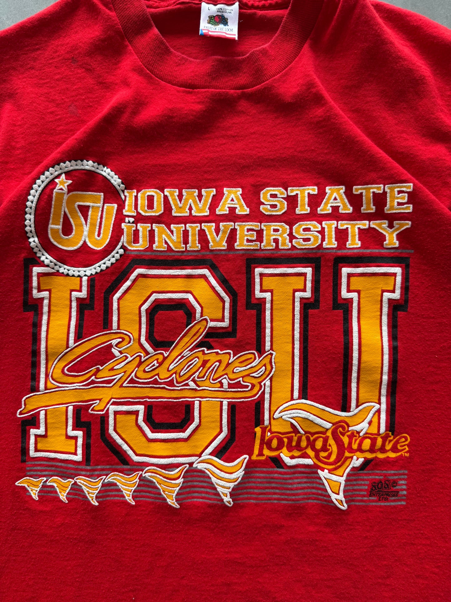Vintage 90s Iowa State Cyclones Tee - L