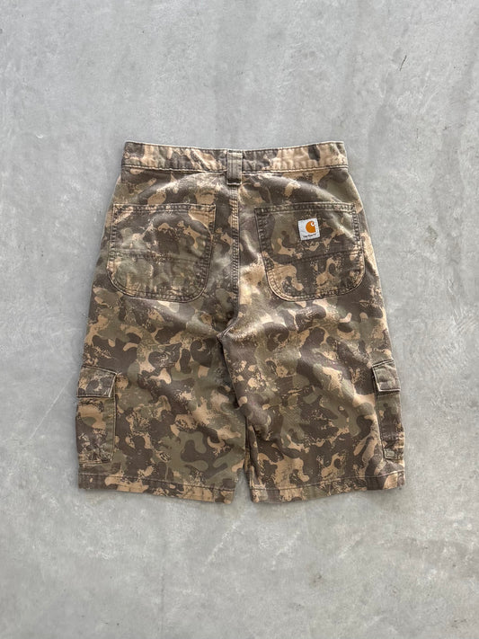 Carhartt Duck Print Cargo Shorts - 28x11.5