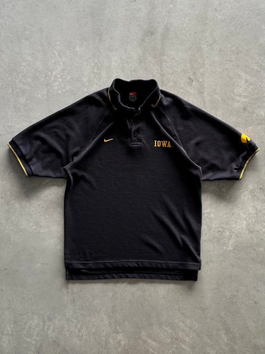 Vintage 90s Nike Iowa Hawkeyes Polo - S