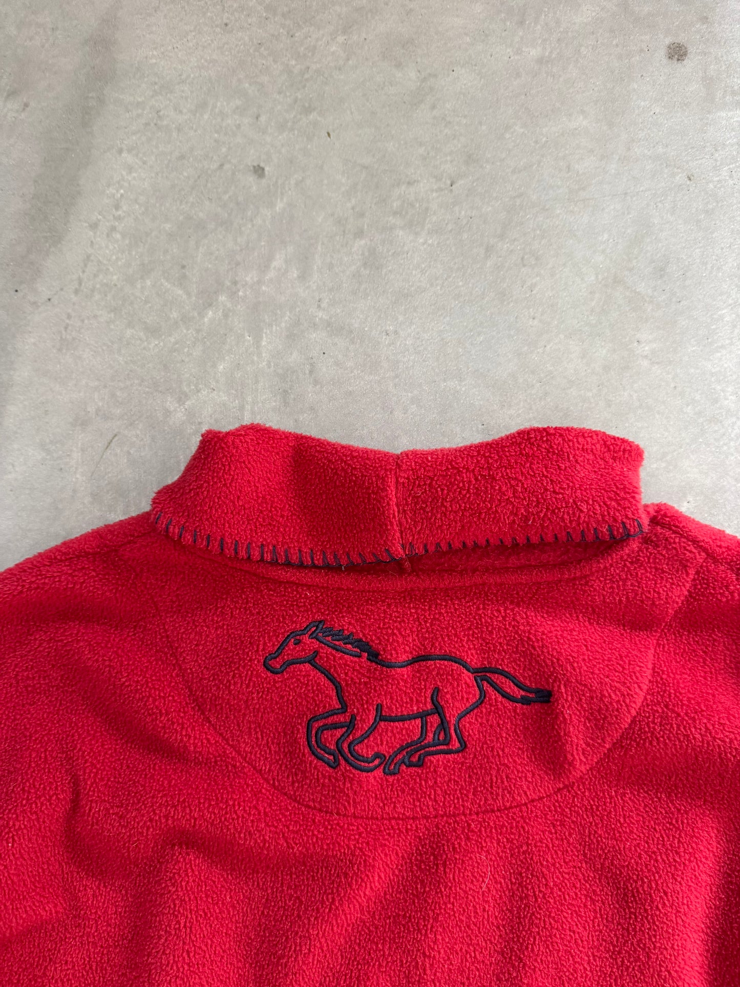 Vintage Christopher & Banks Mustang Fleece Pullover - L
