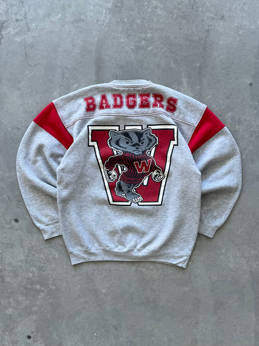 Vintage 90s Wisconsin Badgers Sweatshirt - L