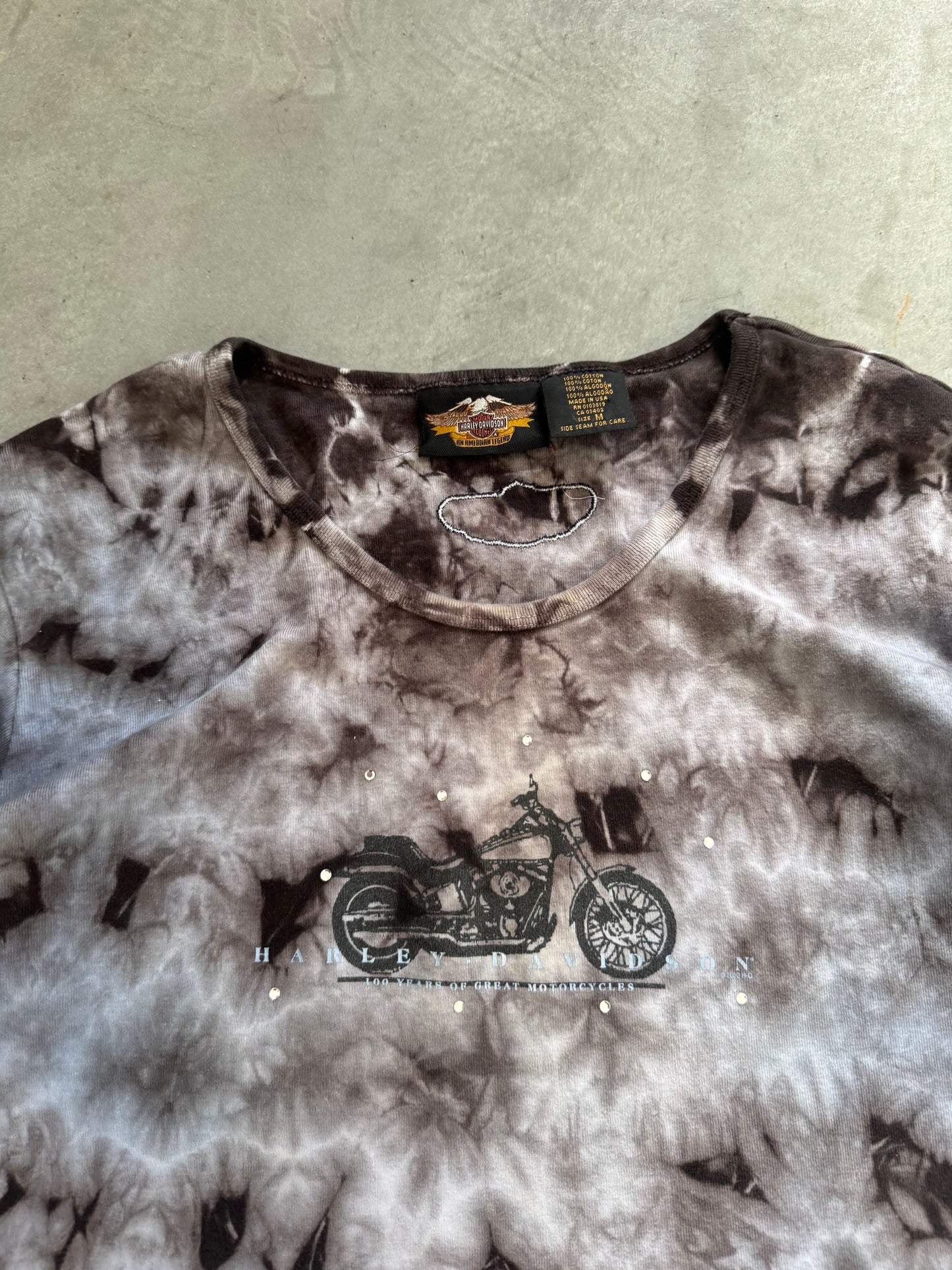Vintage 00s Harley Davidson Women’s Long Sleeve - M