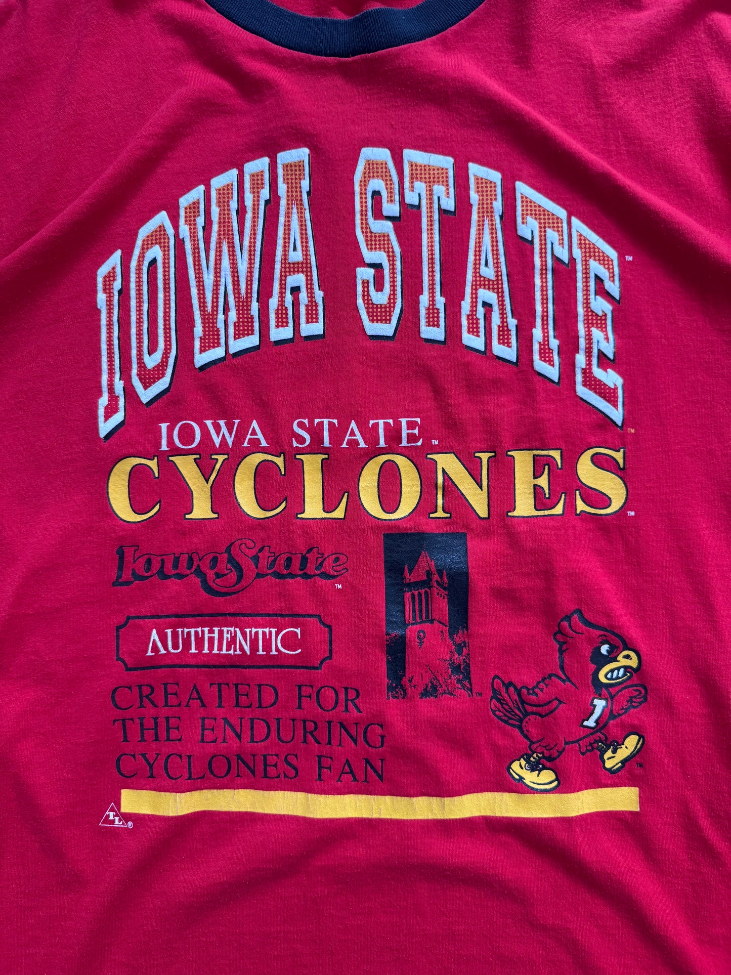 Vintage 80s Iowa State Cyclones Tee - XLT