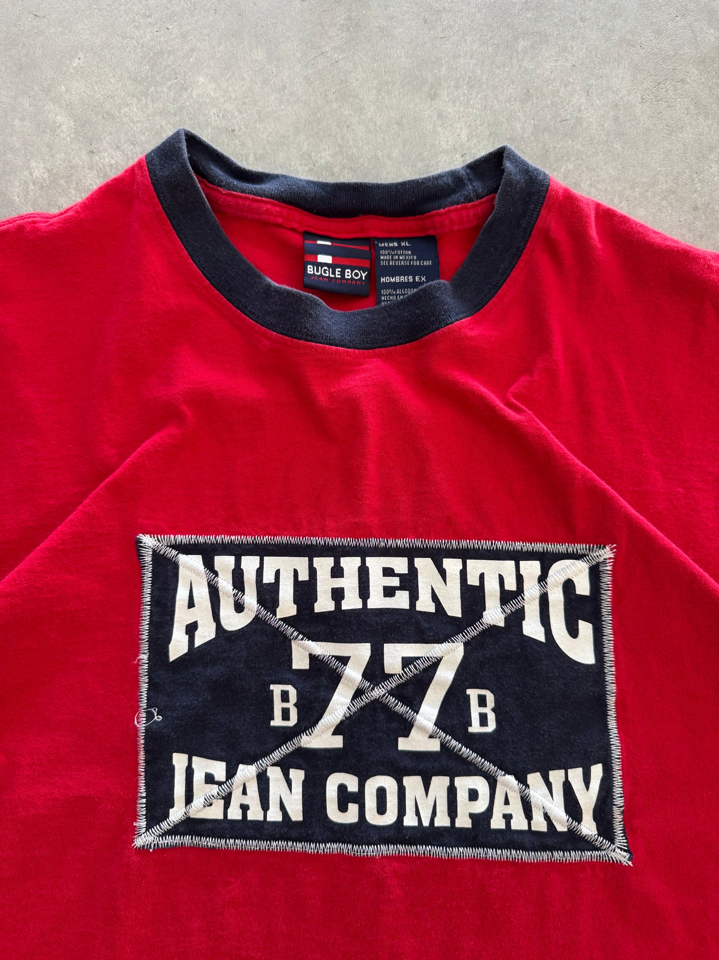 Vintage 90s Bugle Boy Tee - XL