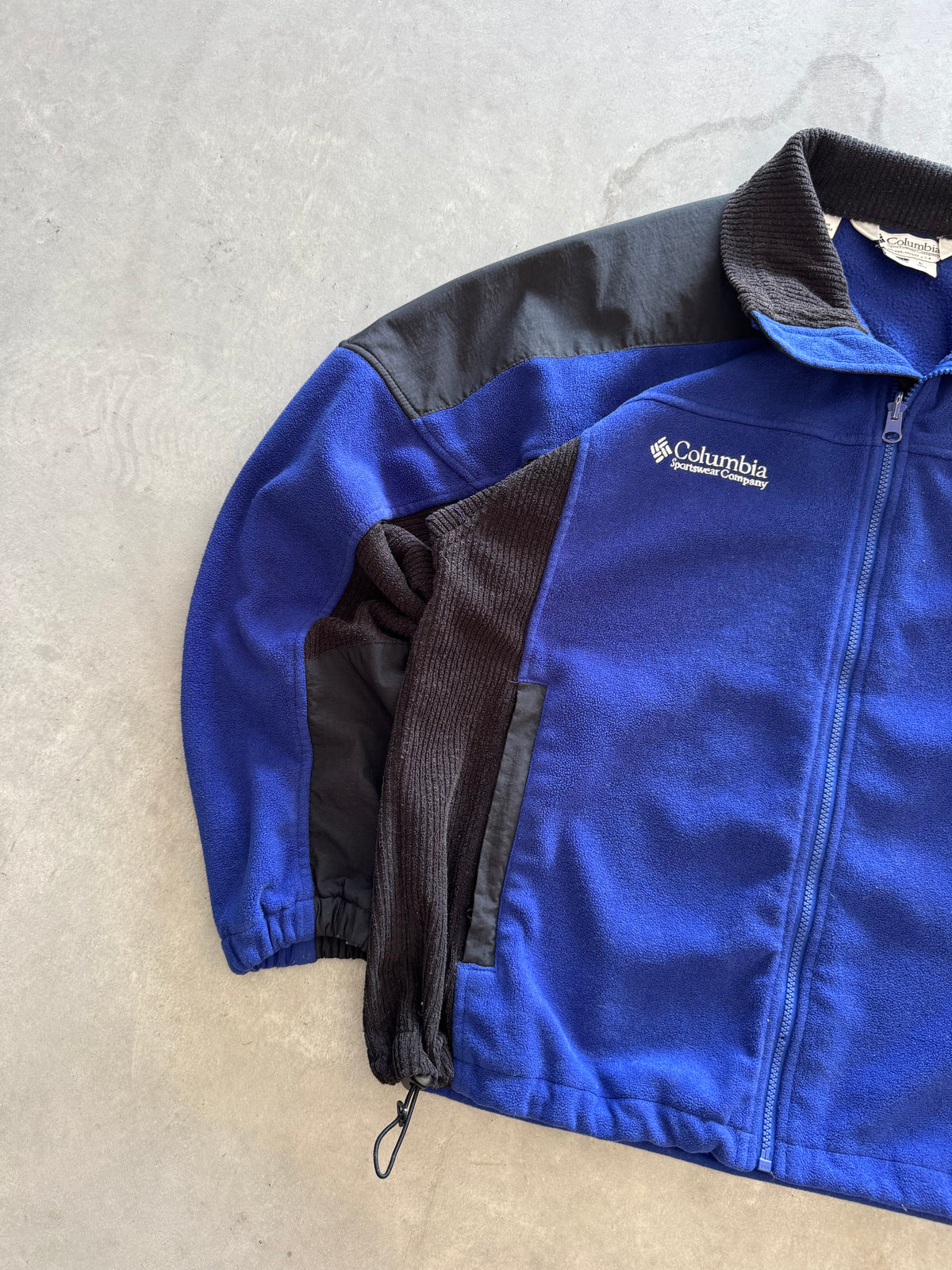 Vintage Fleece Columbia Zip Up Jacket - M