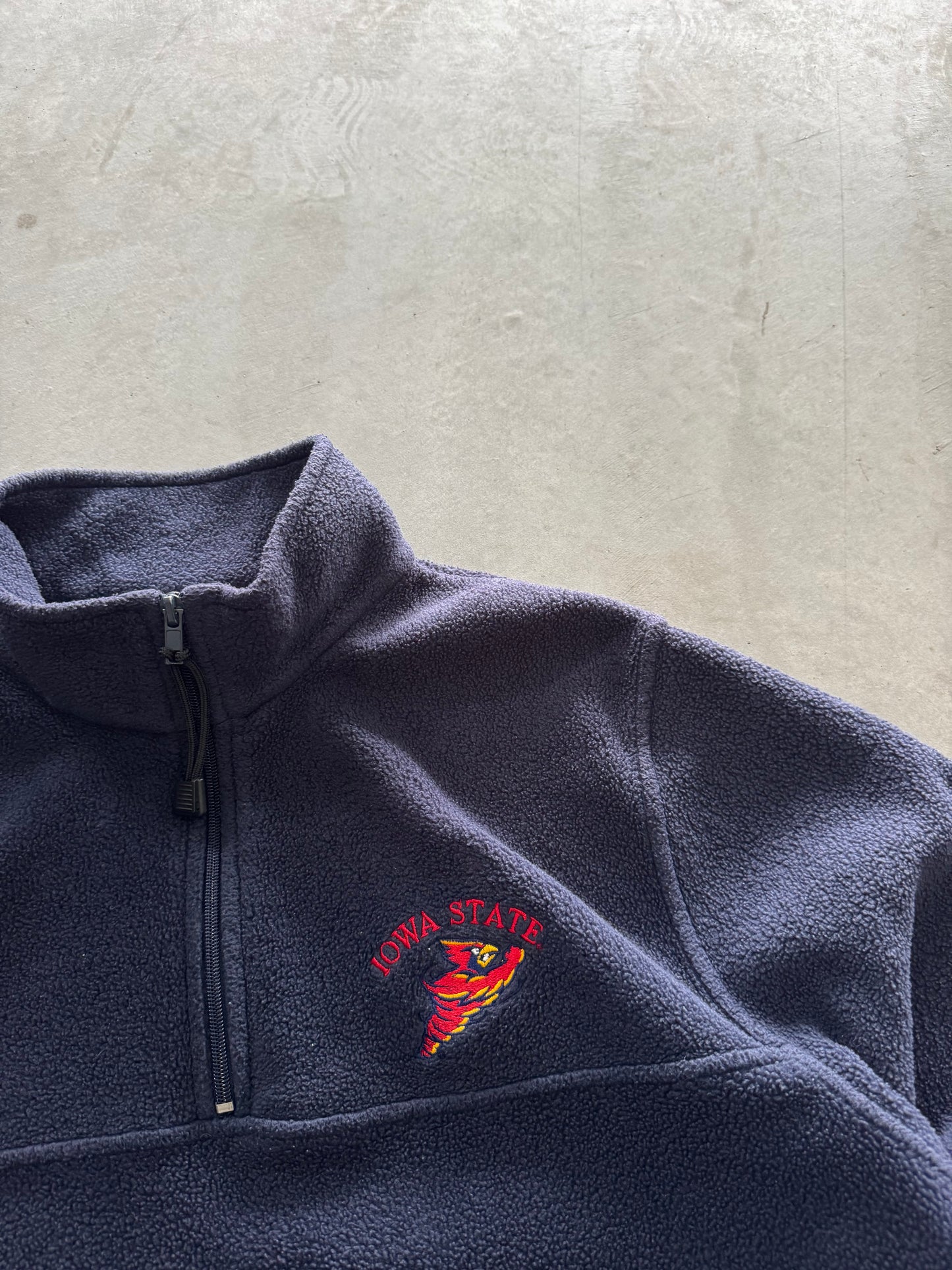 Vintage Iowa State Cyclones Fleece Quarter Zip - L