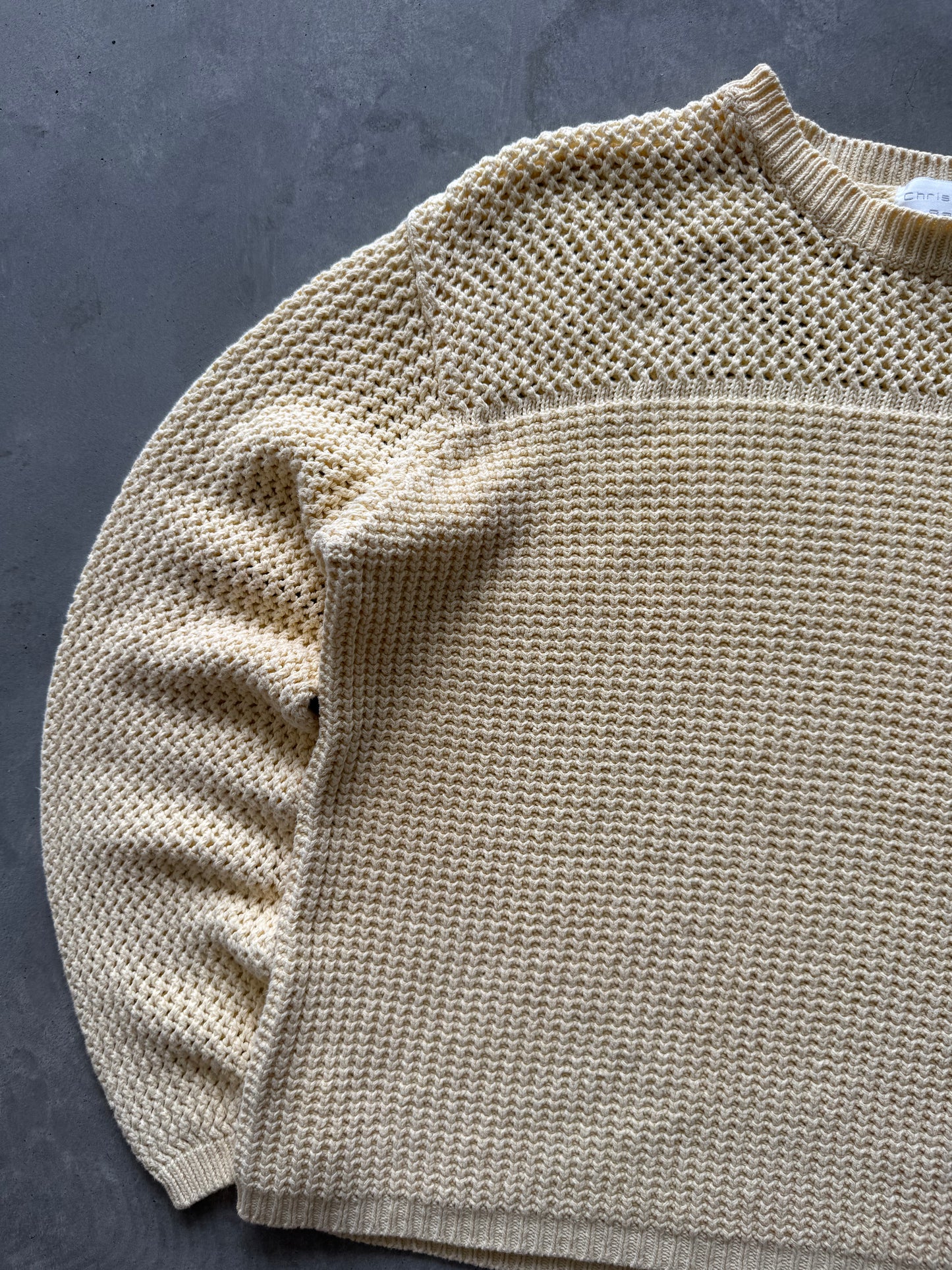 Vintage Women’s Crochet Sweater - L