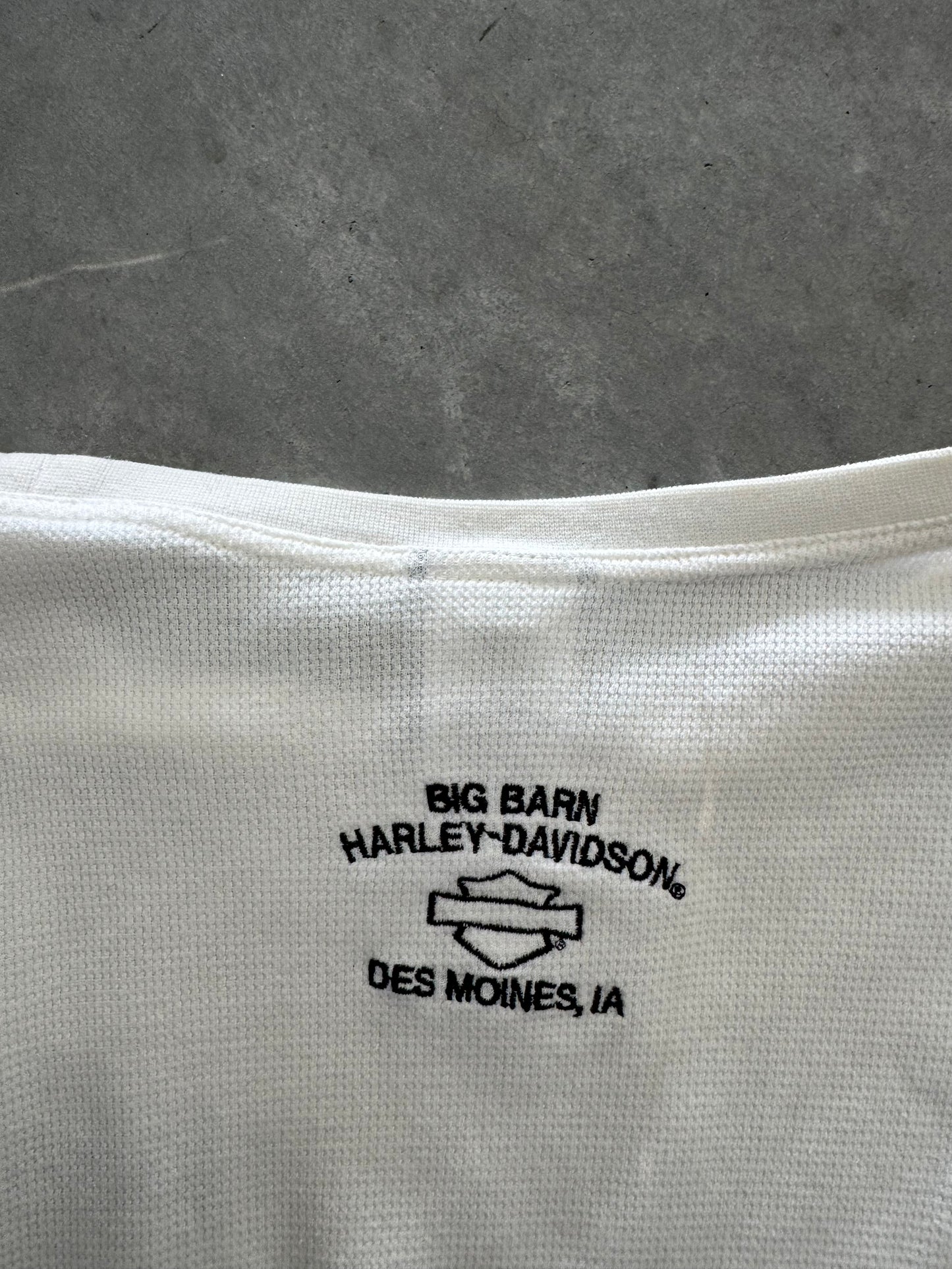Harley Davidson Waffle Knit Long Sleeve - XL