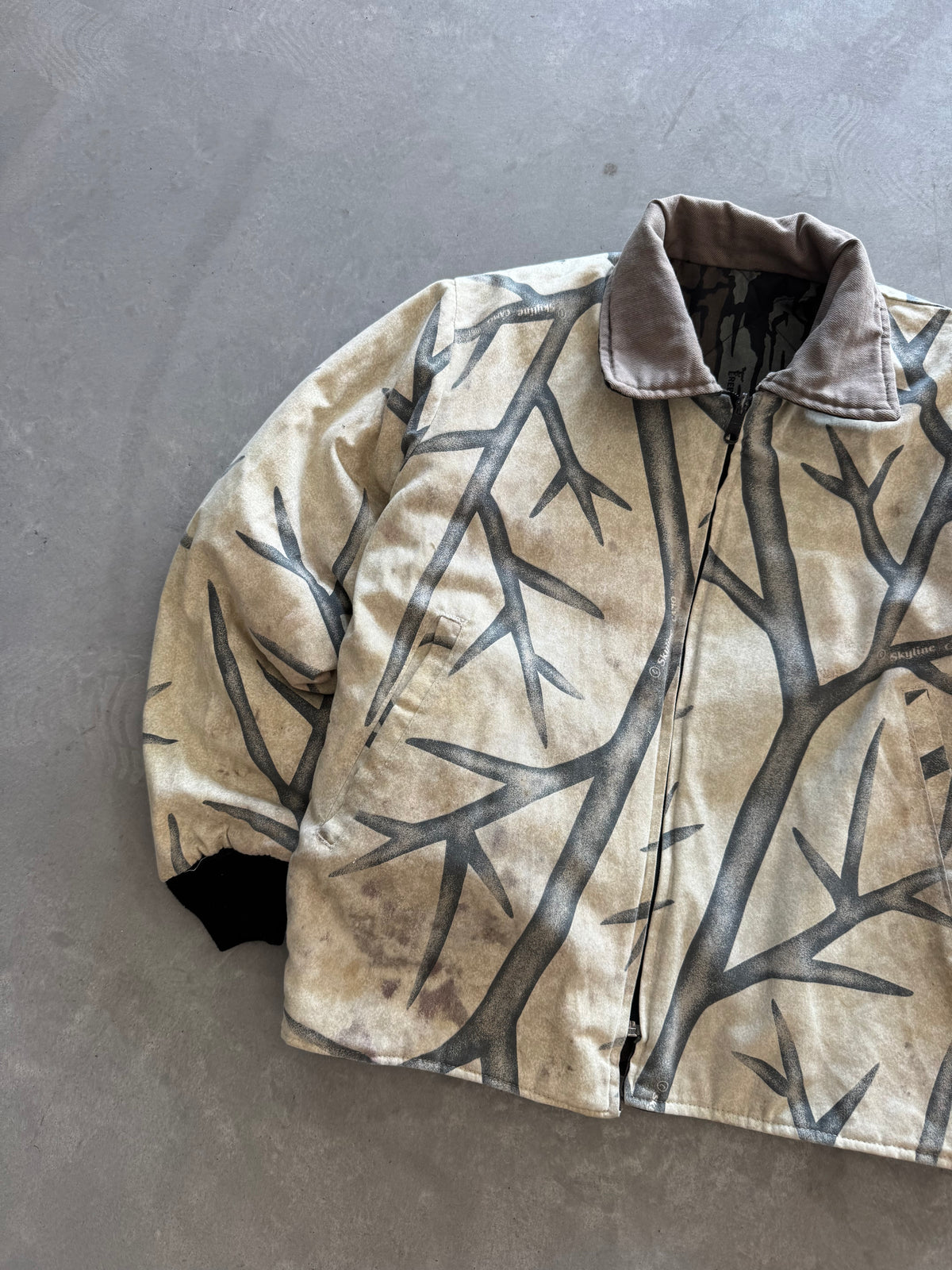 Vintage 80s Trebark Camo Reversible Jacket - M