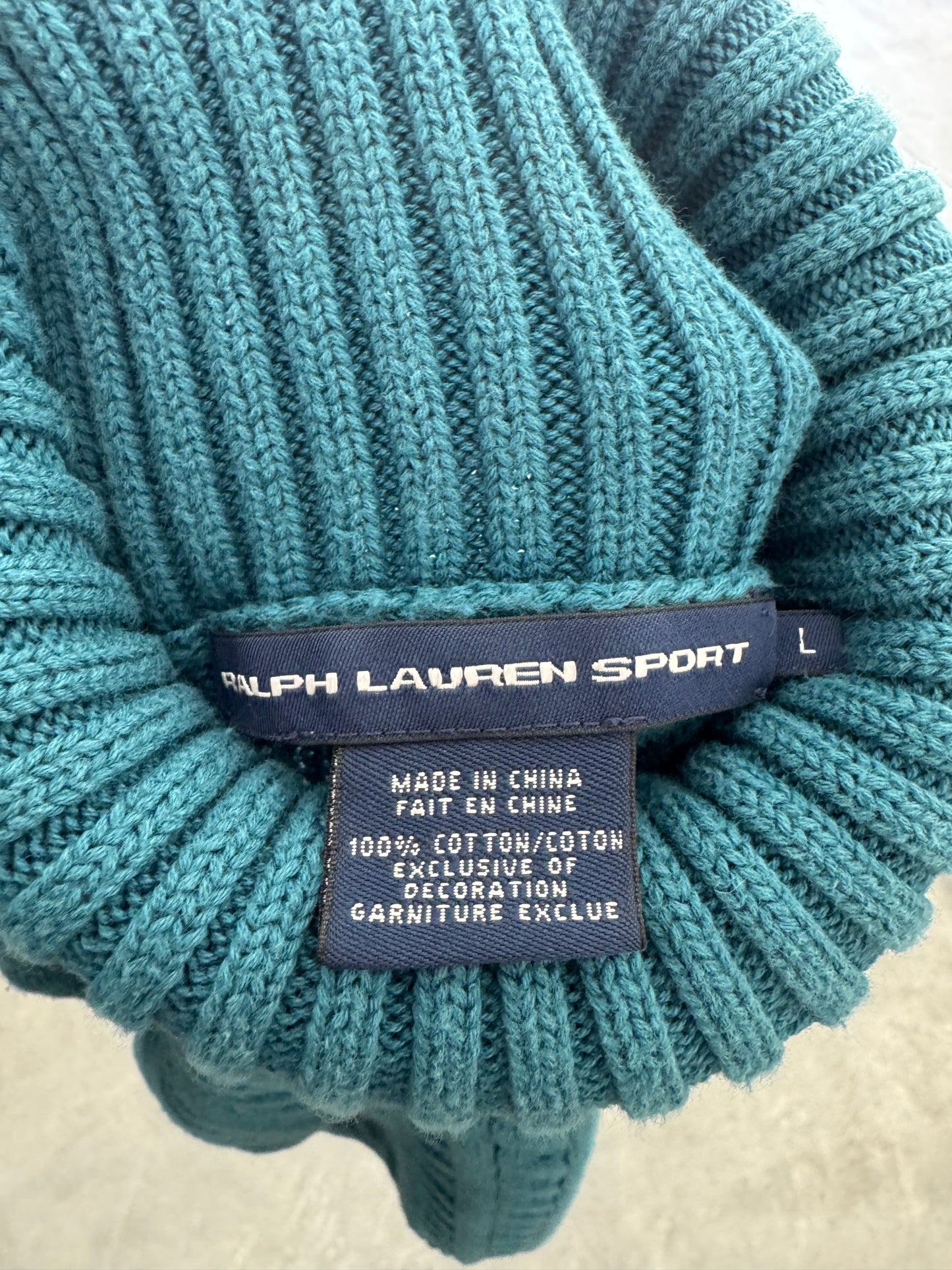 Vintage Women’s Polo Ralph Lauren Cable Knit Sweater - L