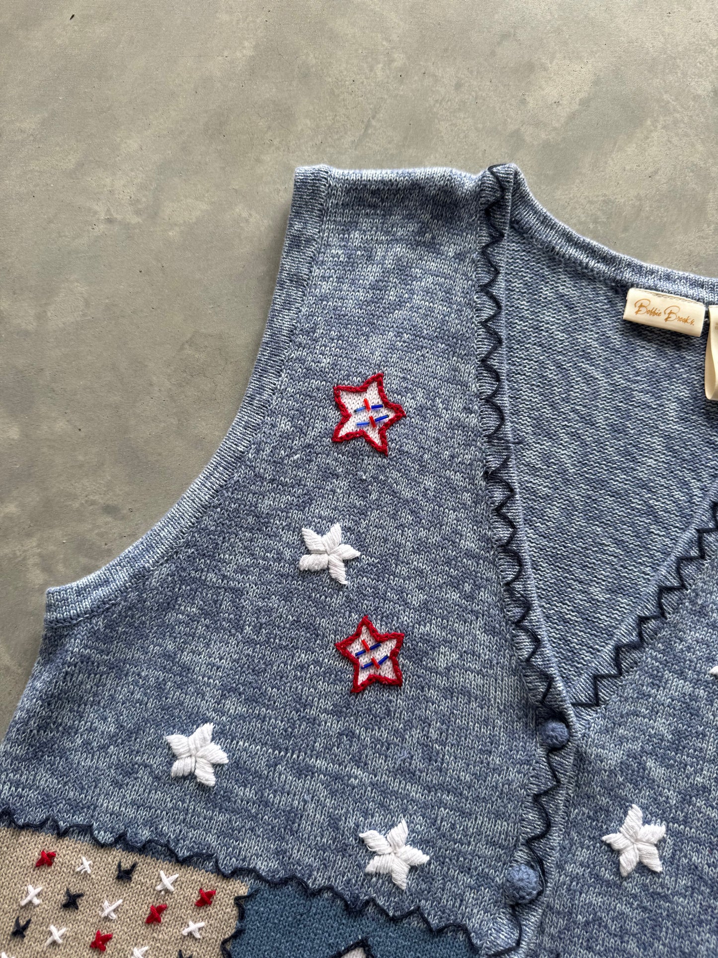 Vintage 4th of July Vest - XL