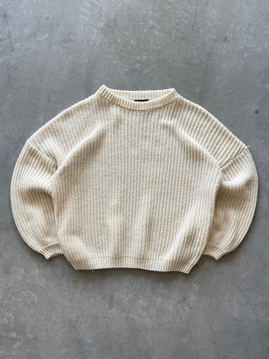 Oversized Knit Sweater - M