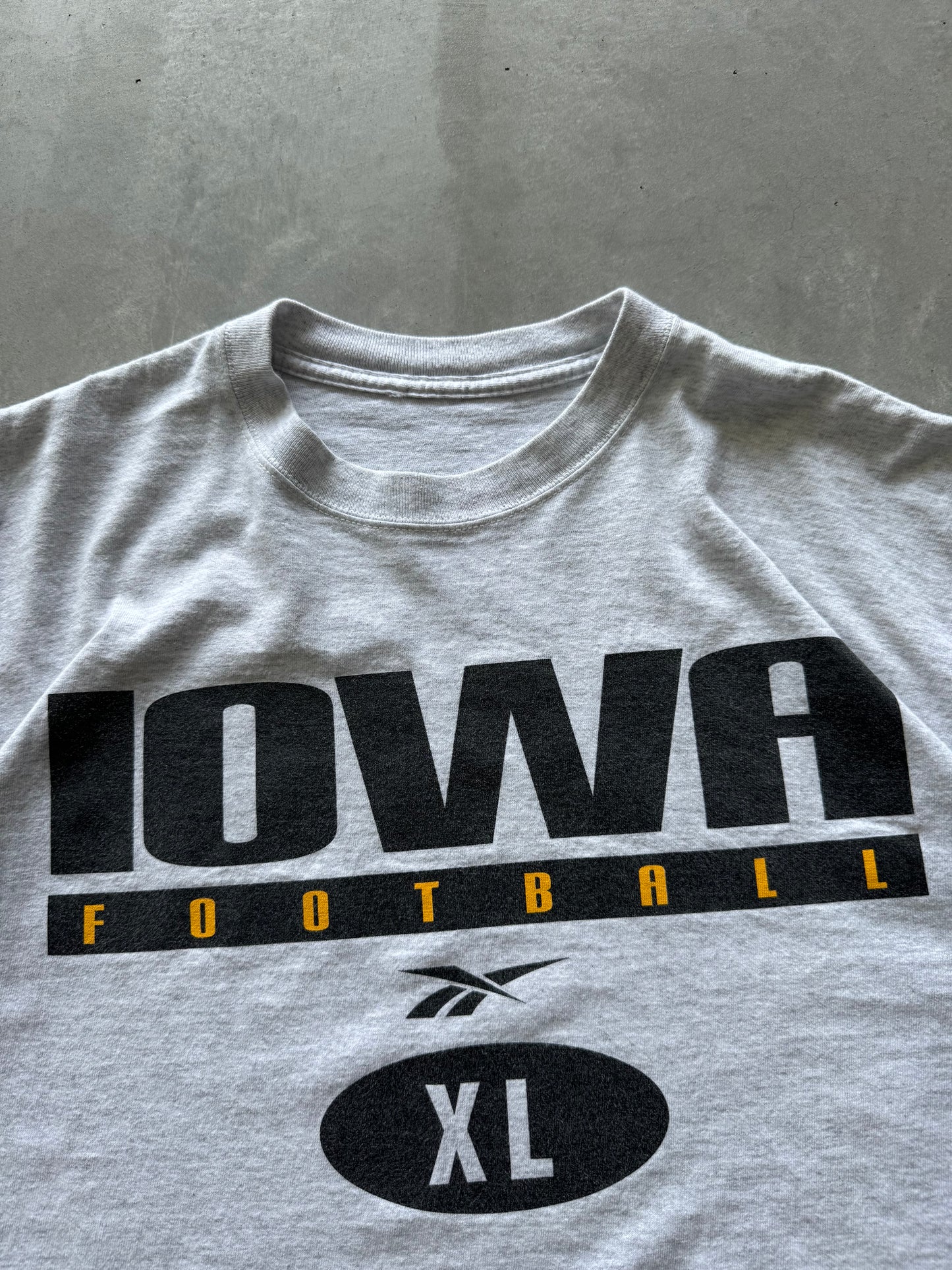 Vintage 90s Iowa Hawkeyes Reebok Tee - XL