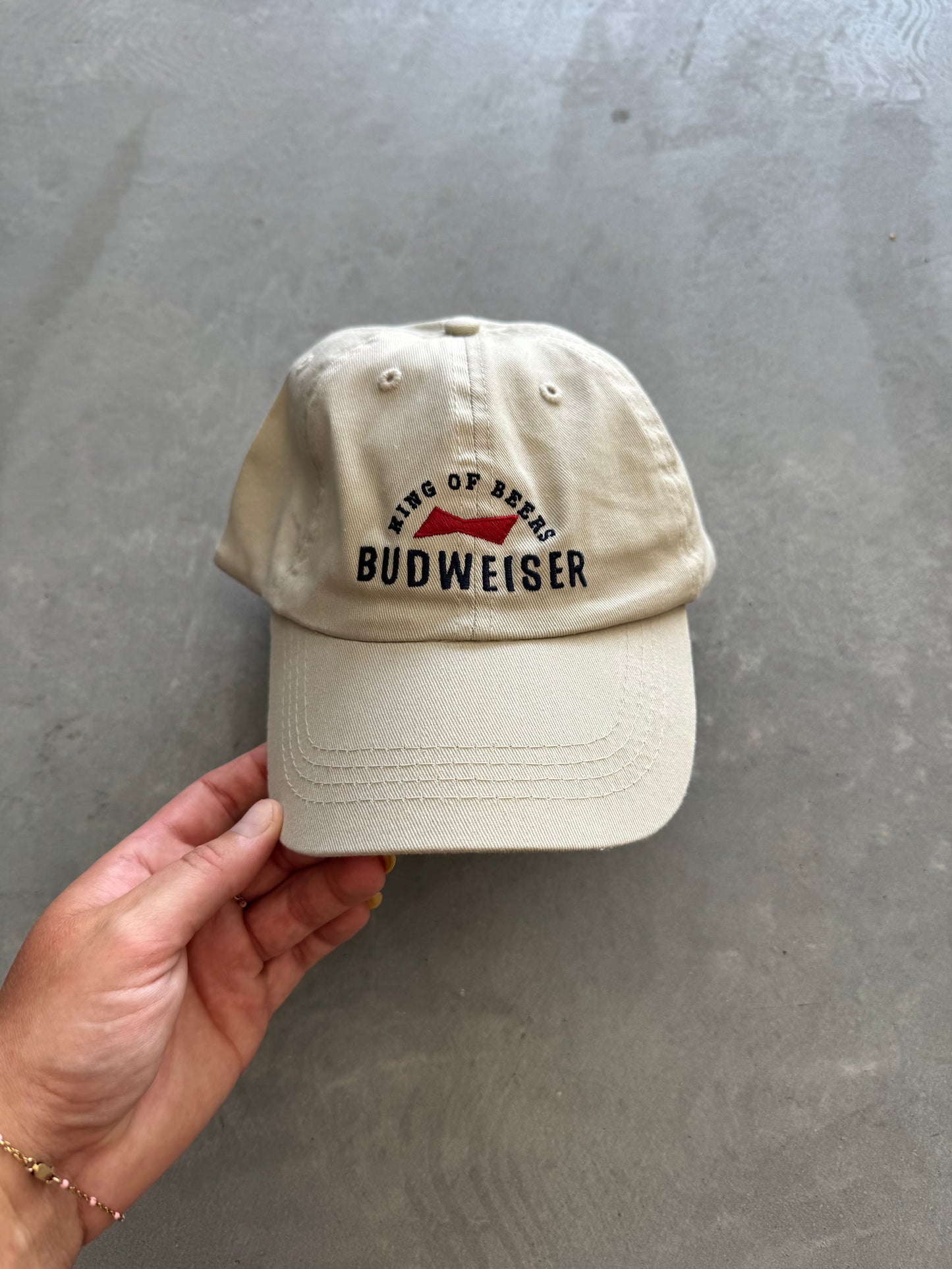 Vintage King of Beers Budweiser Hat