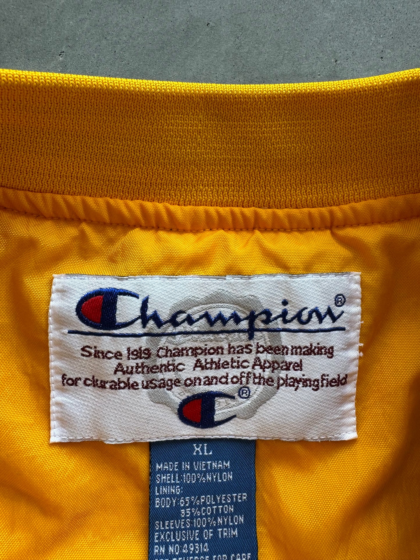 Vintage Iowa Hawkeyes Champion Windbreaker - XL