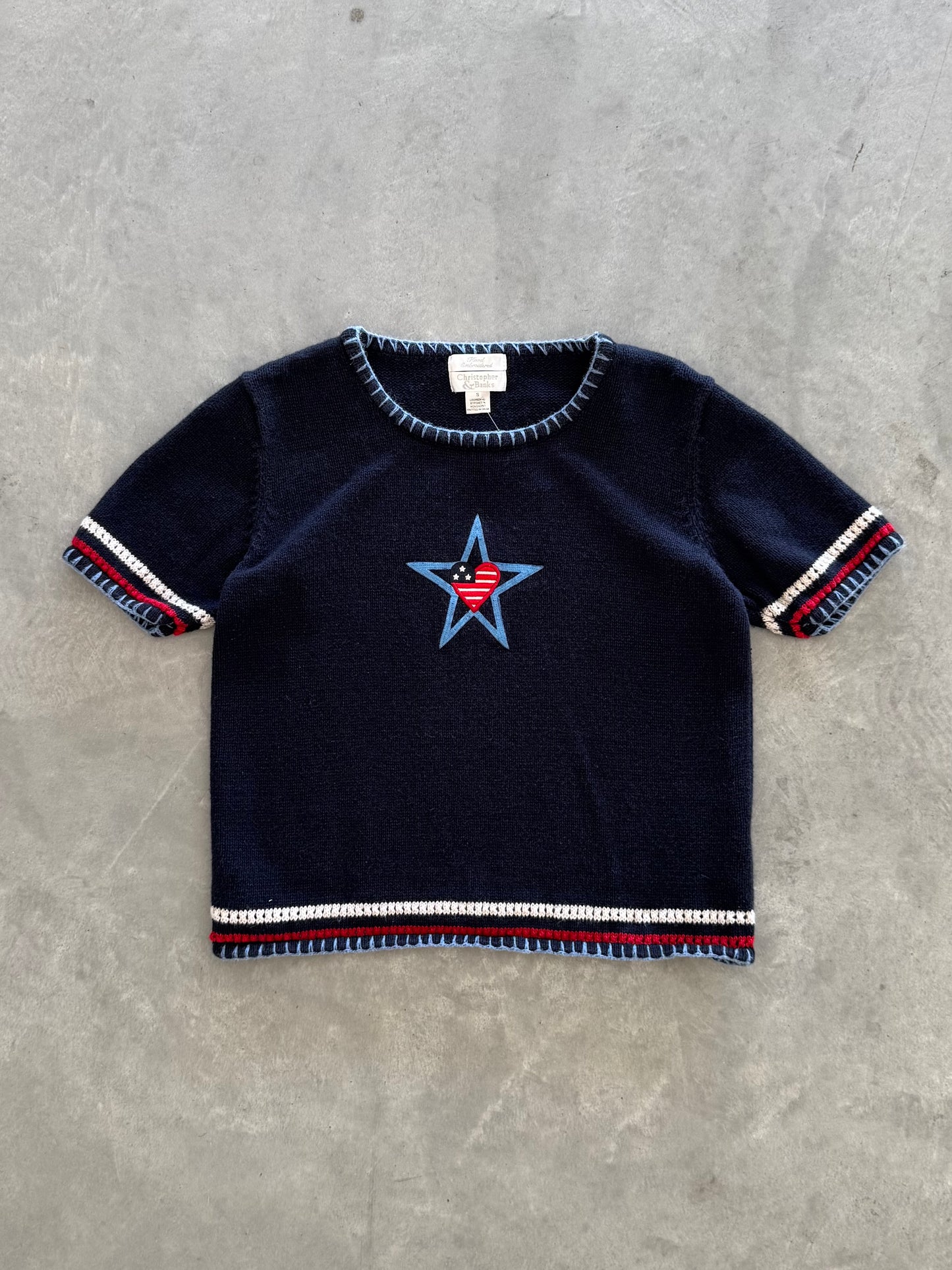 Vintage 4th of July Women’s Knit Tee - S