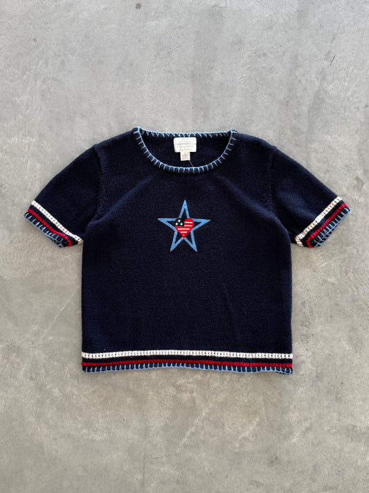 Vintage 4th of July Women’s Knit Tee - S