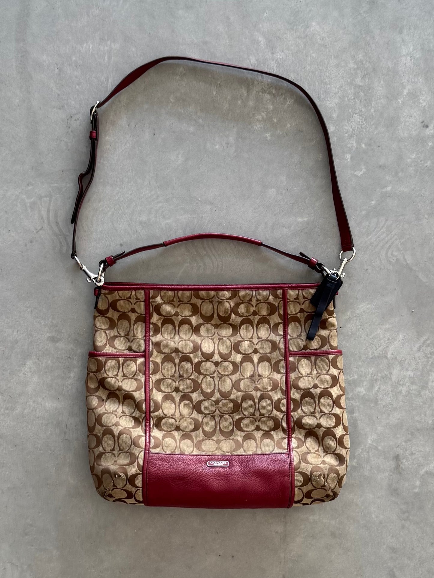 Vintage Coach Park Signature Hobo Bag