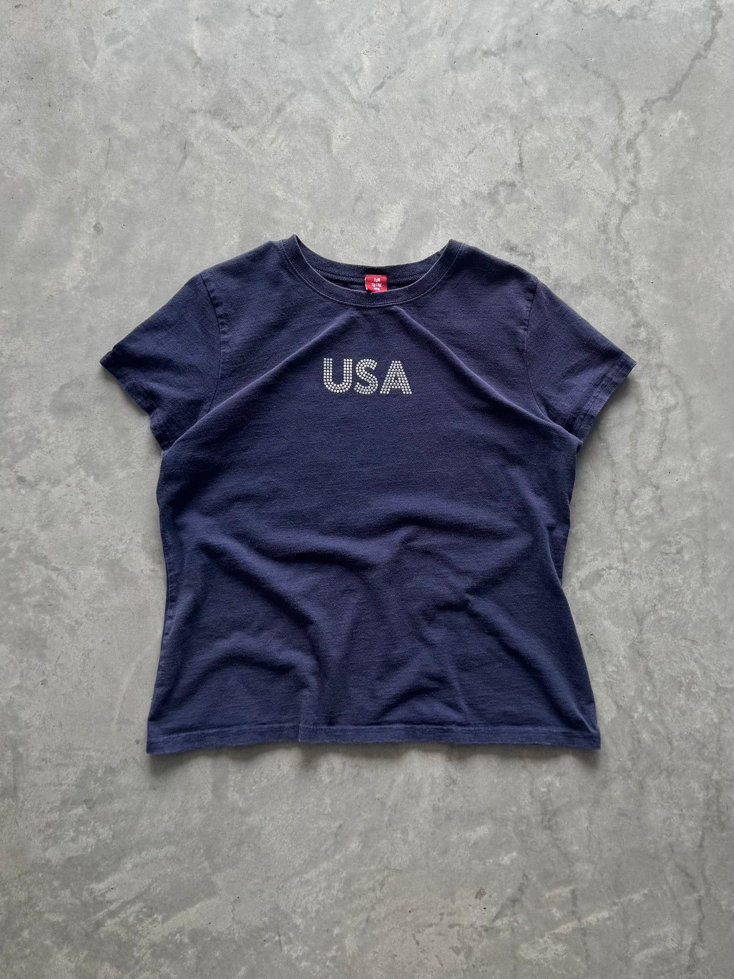 Vintage USA Baby Tee - XL