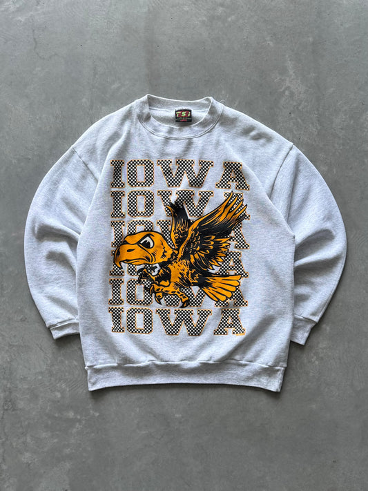 Vintage 90s Iowa Hawkeyes Sweatshirt - L