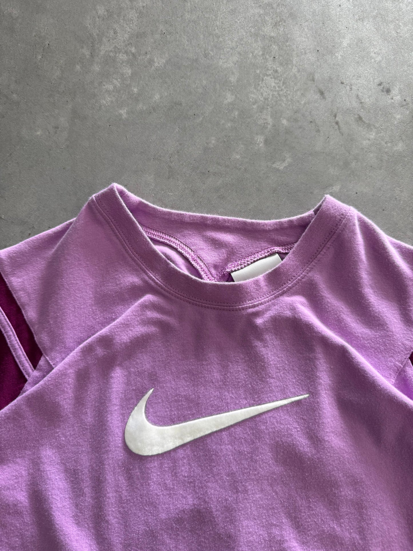 Vintage 00s Nike Women’s Baby Tee Long Sleeve - M