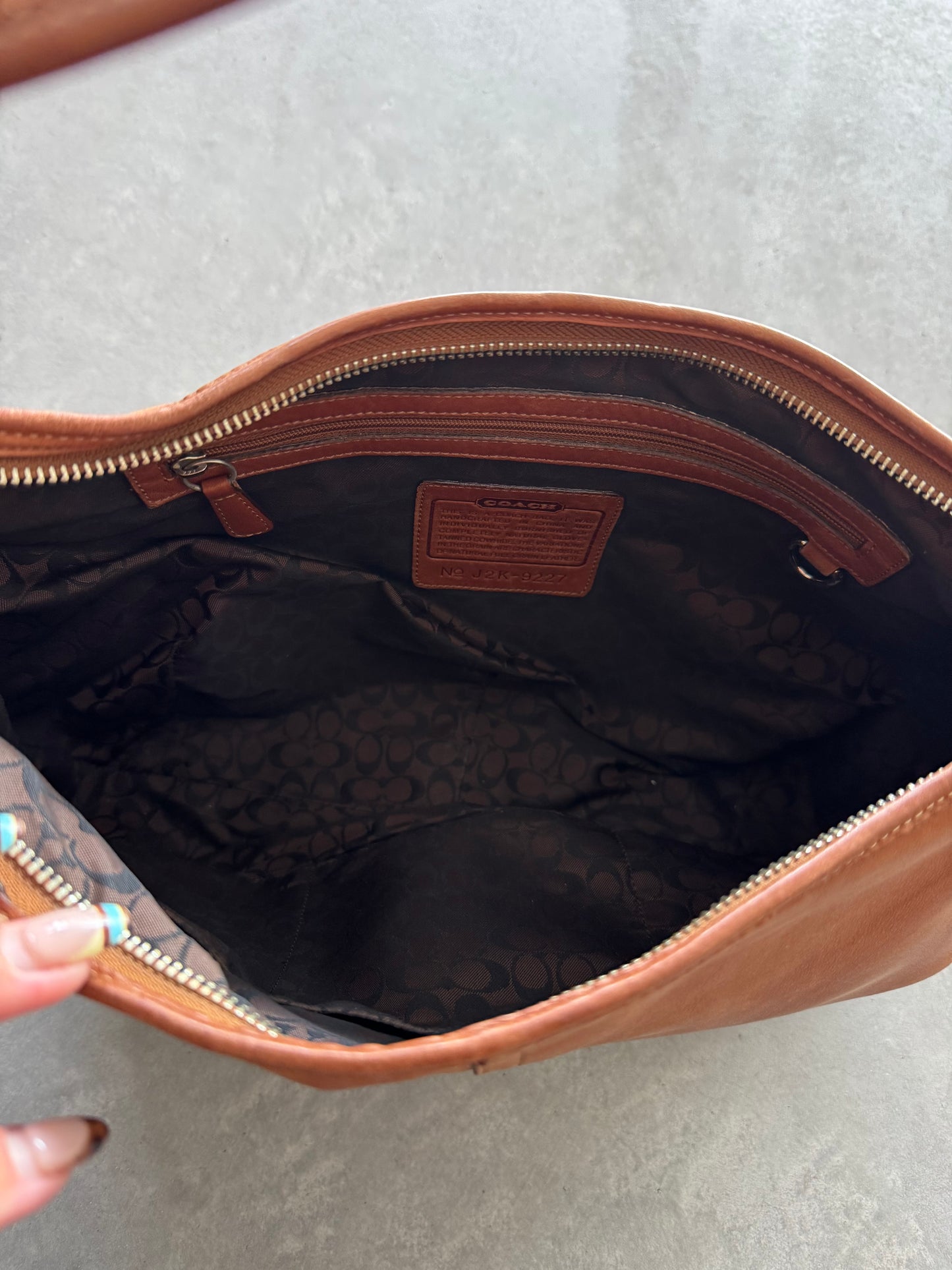 Vintage Y2K Coach Ergo Hobo Leather Shoulder Bag