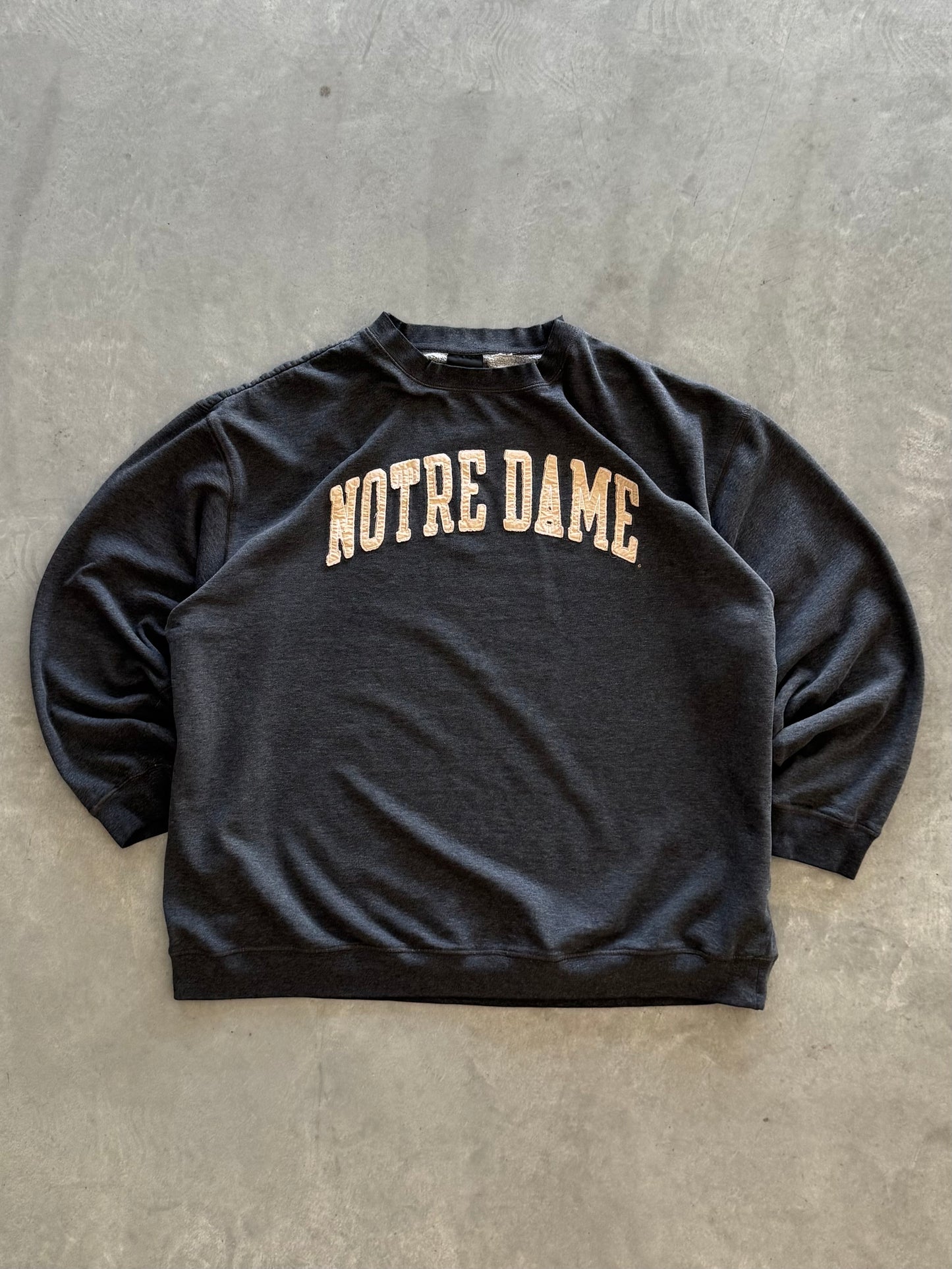 Vintage Notre Dame Adidas Sweatshirt - XXL