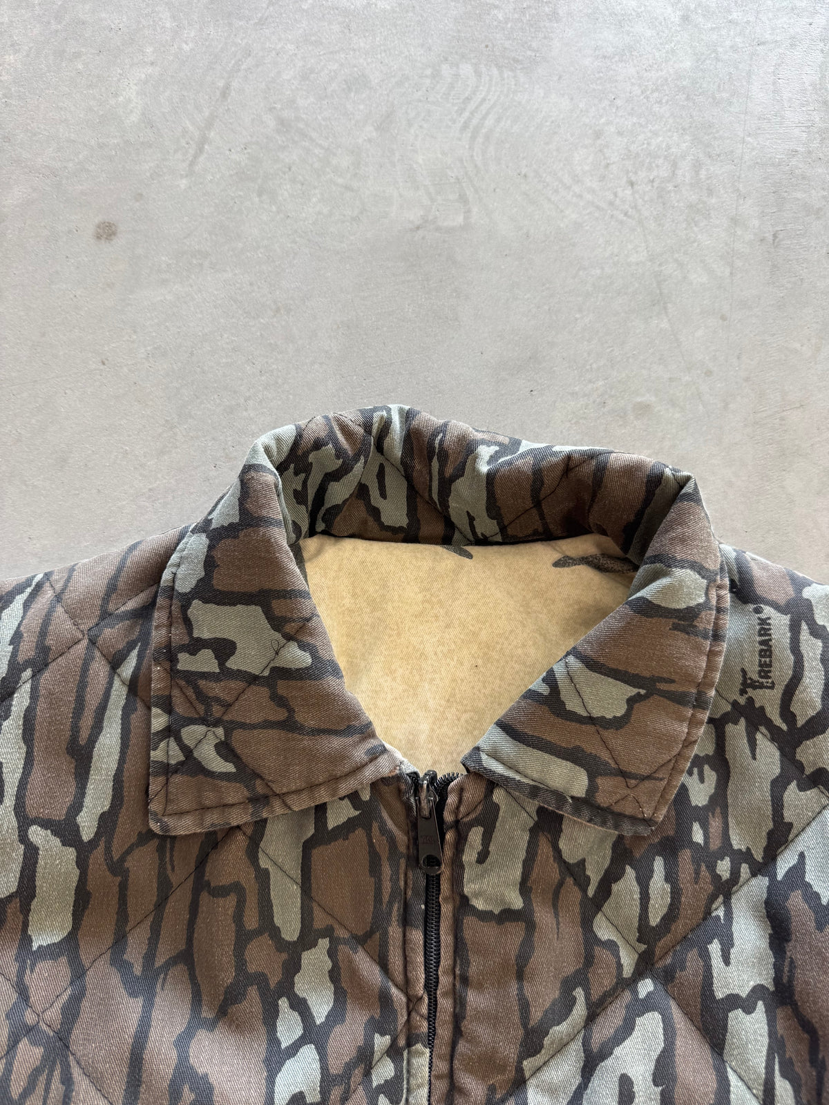 Vintage 80s Trebark Camo Reversible Jacket - M