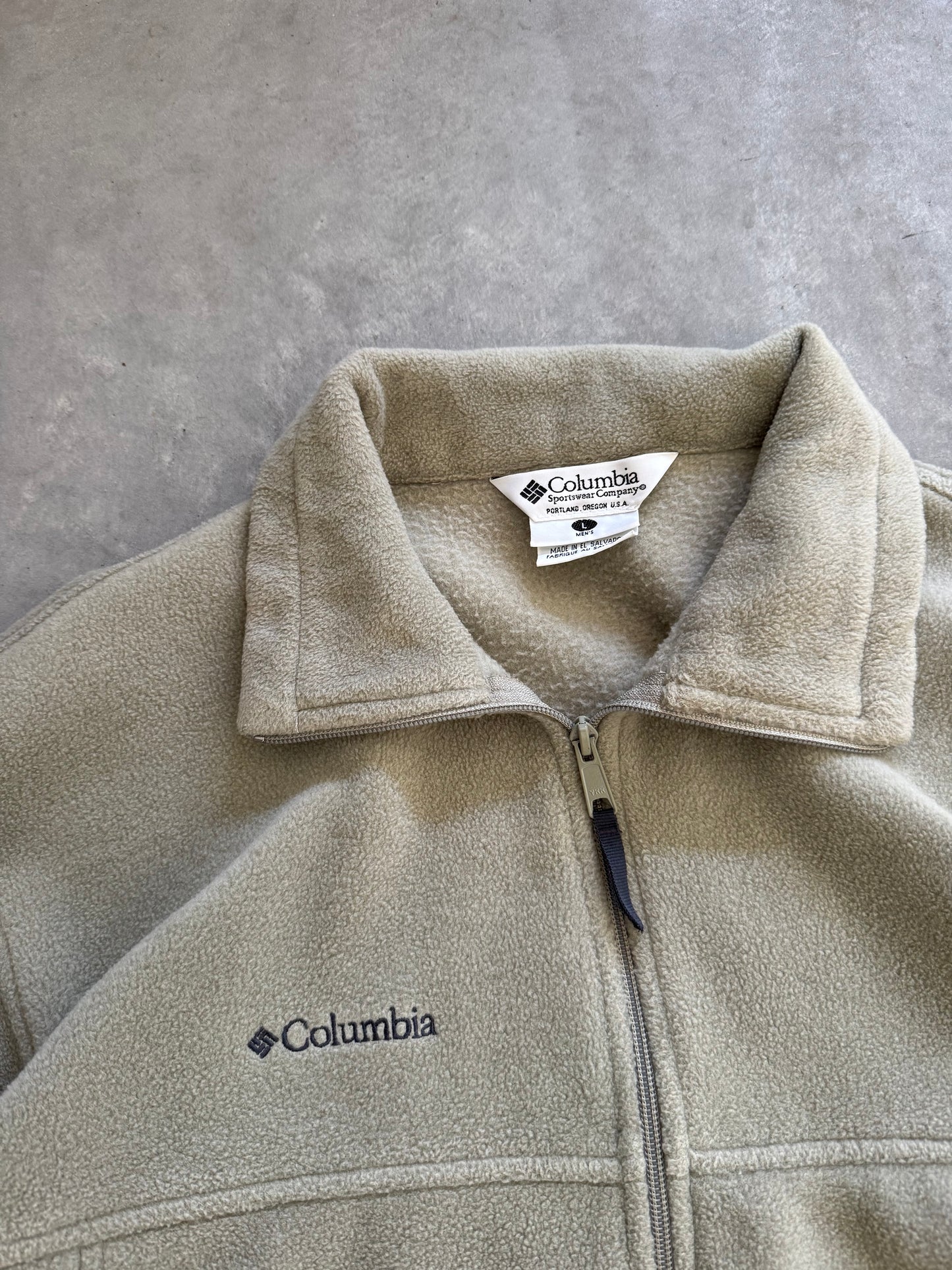 Vintage Columbia Fleece Zip Up - L