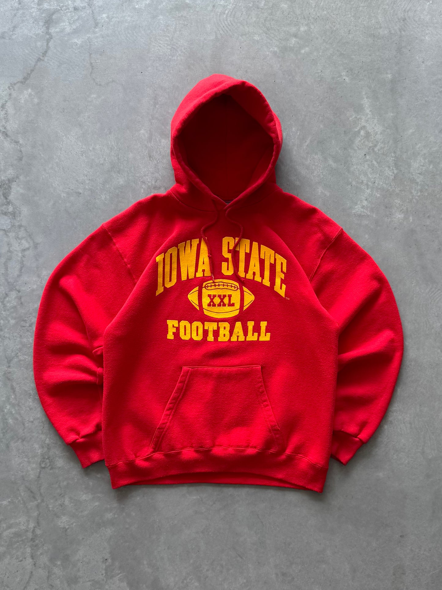 Vintage 90s Iowa State Football Hoodie - L