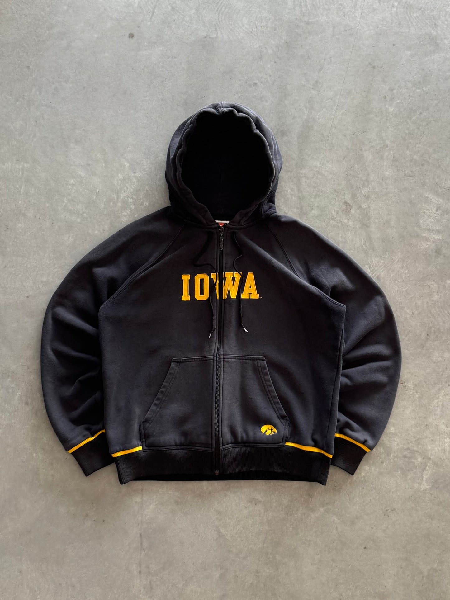 Vintage 90s Nike Iowa Hawkeyes Women’s Zip Up - L