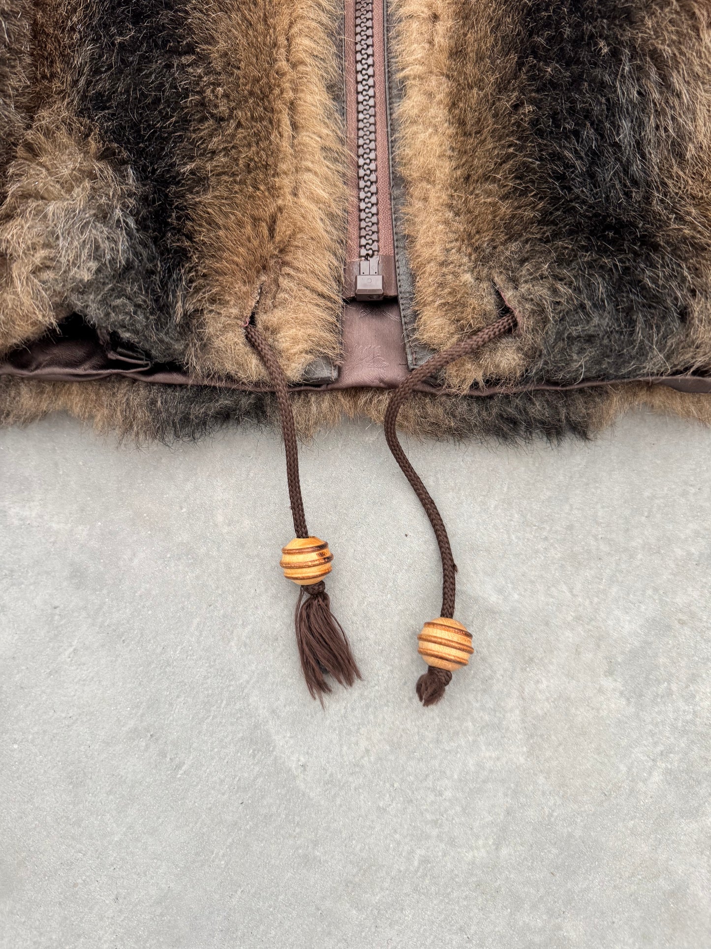 Vintage 1960s New York Hillmoor Faux Fur Coat - L