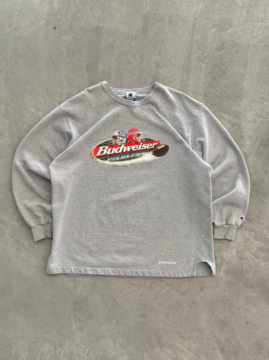 Vintage Budweiser NFL Sweatshirt - XXL