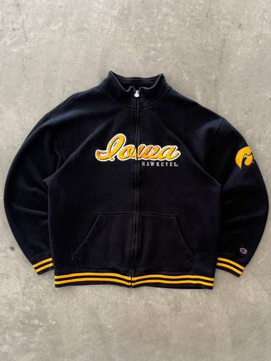 Vintage Iowa Hawkeyes Champion Zip Up - XL