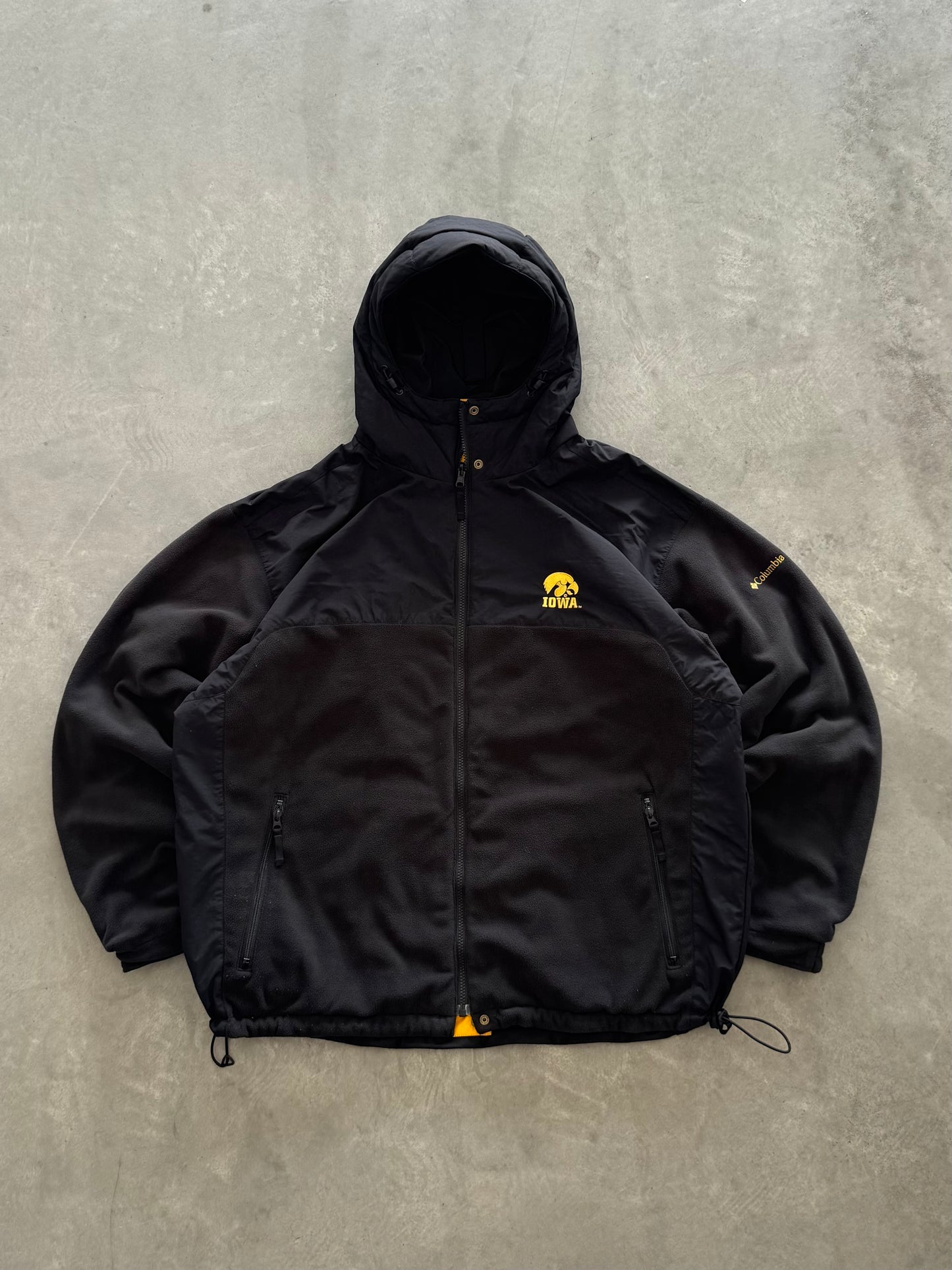 Vintage Iowa Hawkeyes Columbia Reversible Coat - XL