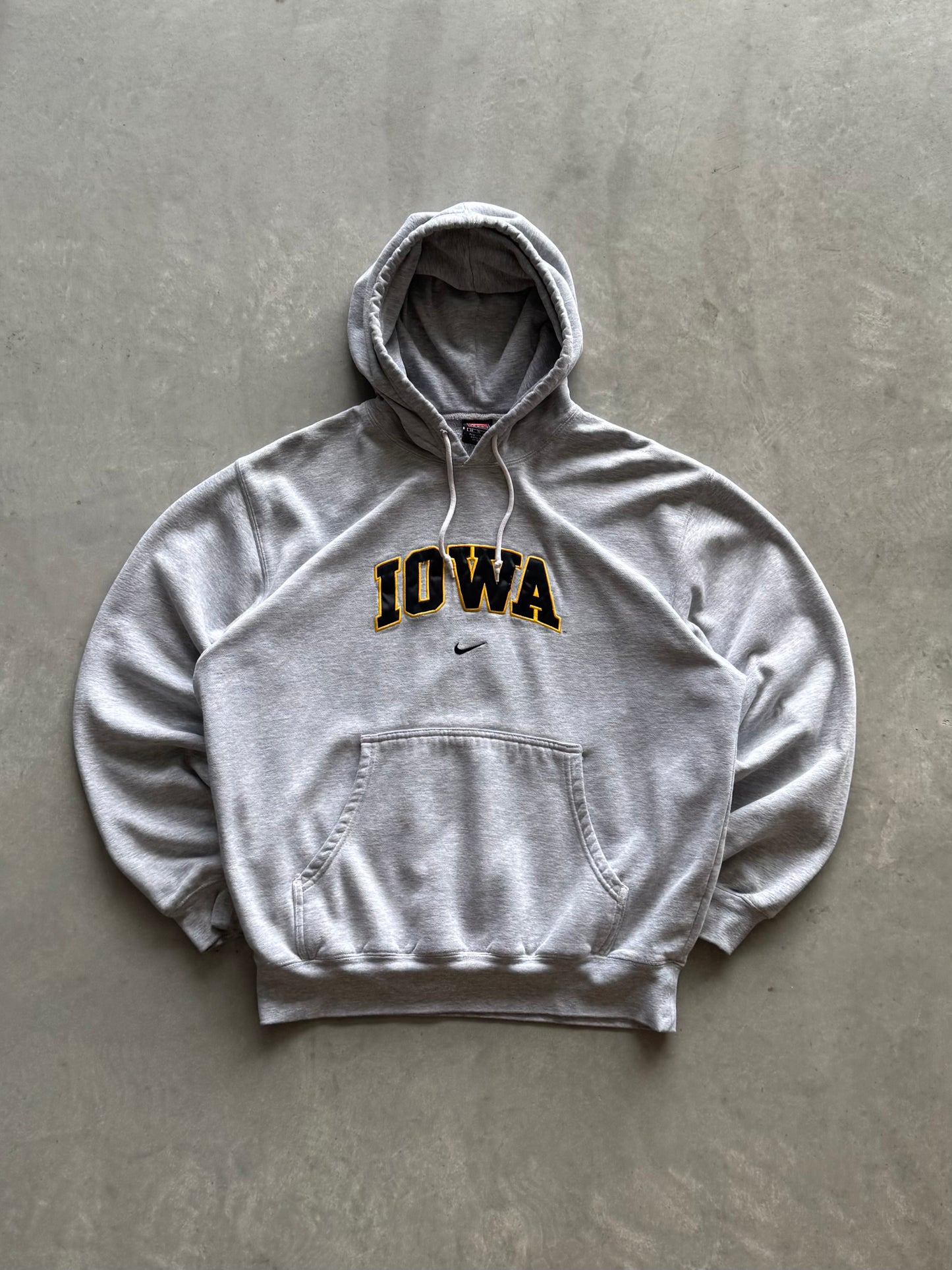 Vintage 90s Nike Iowa Hawkeyes Hoodie - M