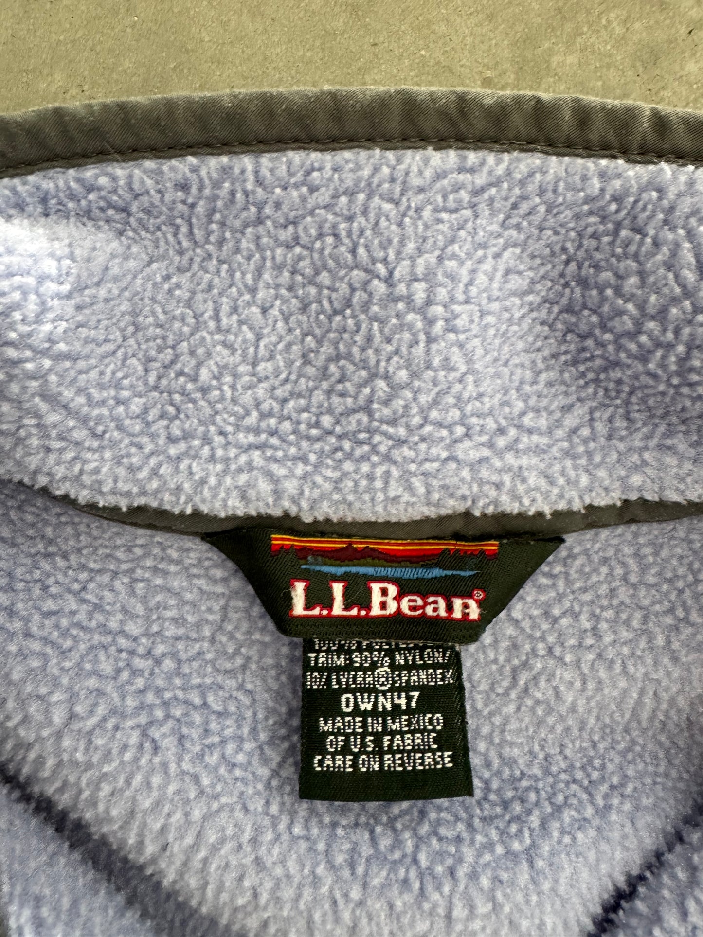 Vintage 90s Women’s L.L. Bean Fleece Pullover - M